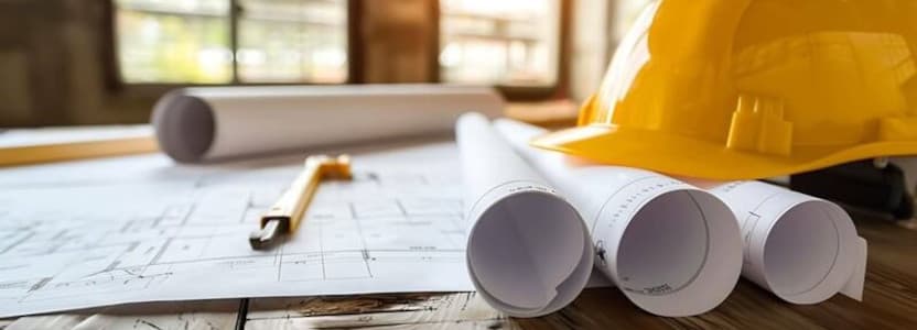 Rolls of plans and documents