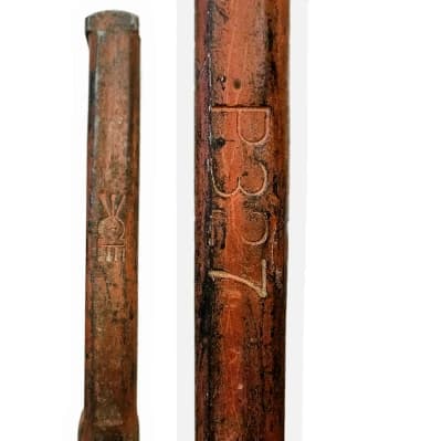 Survey pin - registration number