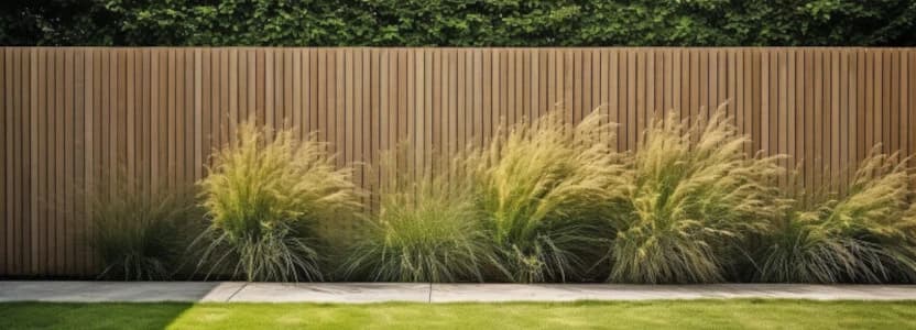 back yard with beautiful fence