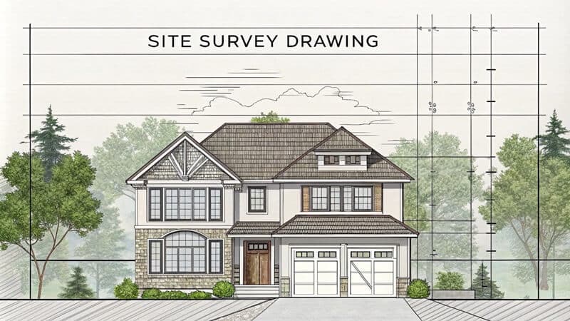 Site survey drawing
