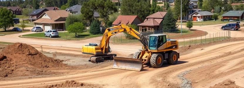 Subdivision survey and construction