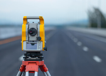 Survey tool on a road