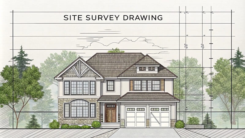 Site survey drawing